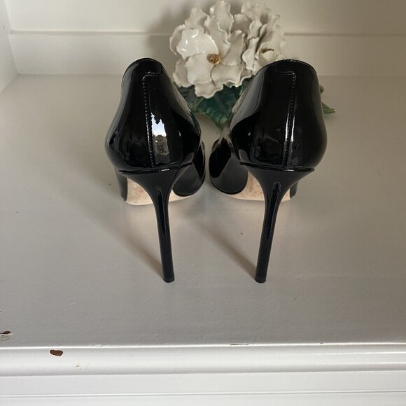 JIMMY CHOO Black patent Leather Romy Heels - Picture 3 of 7